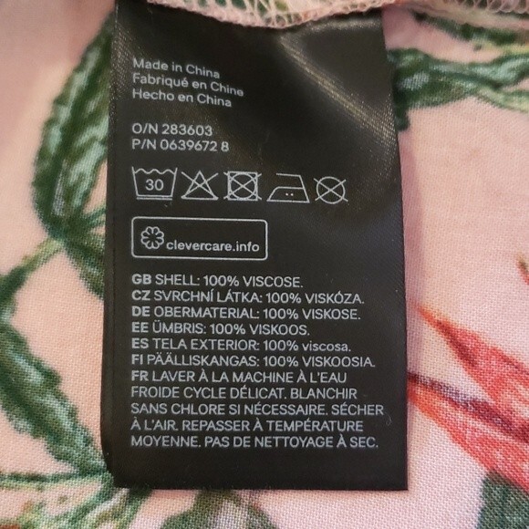 H&M Floral Off The Shoulder Top size 6 - Picture 8 of 8